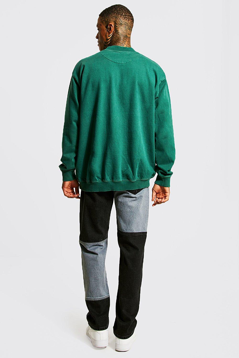 Oversized discount distressed sweatshirt